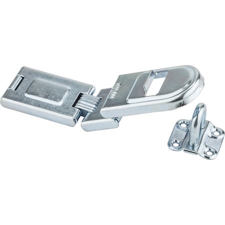 National Hardware National Hardware Zinc-Plated Steel 7-3/4 in. L Double Hinge Safety Hasp 1 pk N226-512